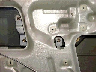 ガラスの取付部