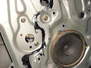 モーターの取り付け部